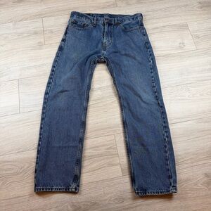 Levi's 505 Jeans Men's 33x30 Regular Fit Straight Leg Blue Denim 00505-4886